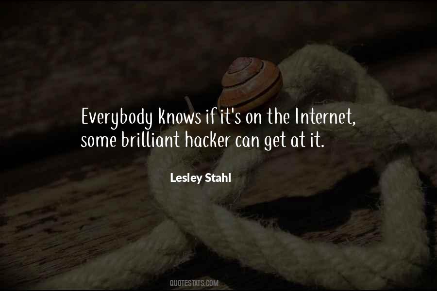 Lesley Stahl Quotes #1123220