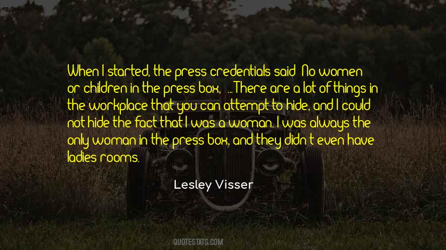 Lesley Visser Quotes #937769