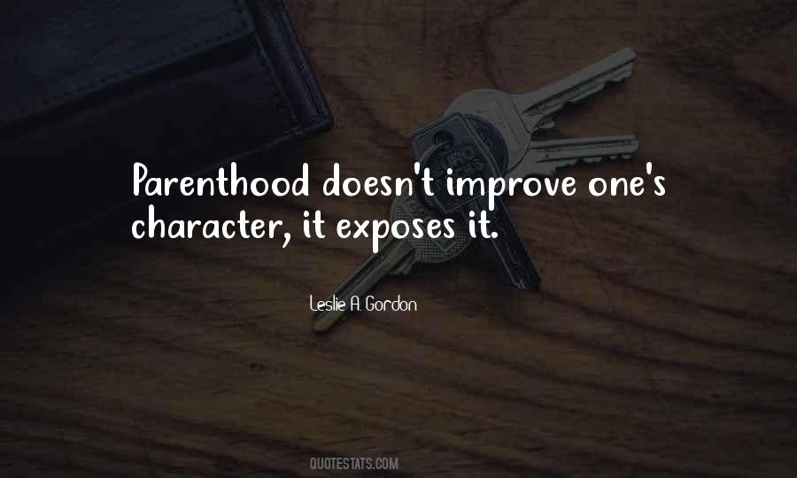 Leslie A. Gordon Quotes #231708