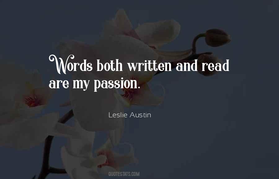 Leslie Austin Quotes #20753