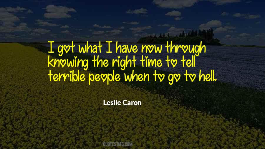 Leslie Caron Quotes #1116616