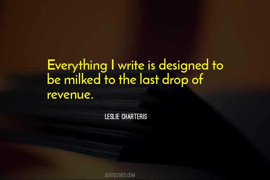 Leslie Charteris Quotes #130301