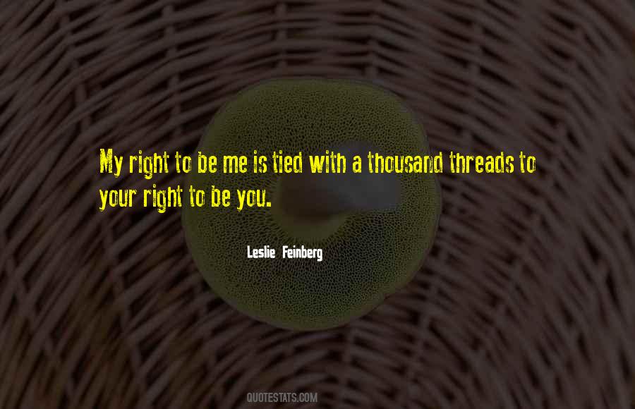 Leslie Feinberg Quotes #1307408