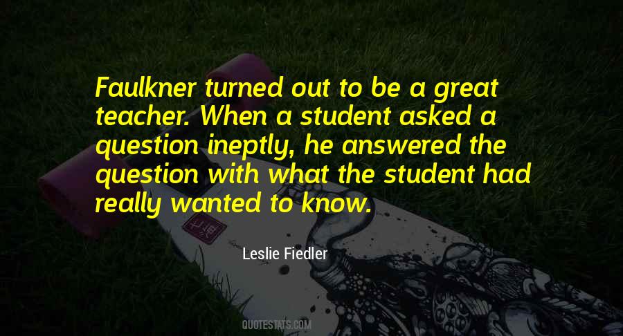 Leslie Fiedler Quotes #1202117