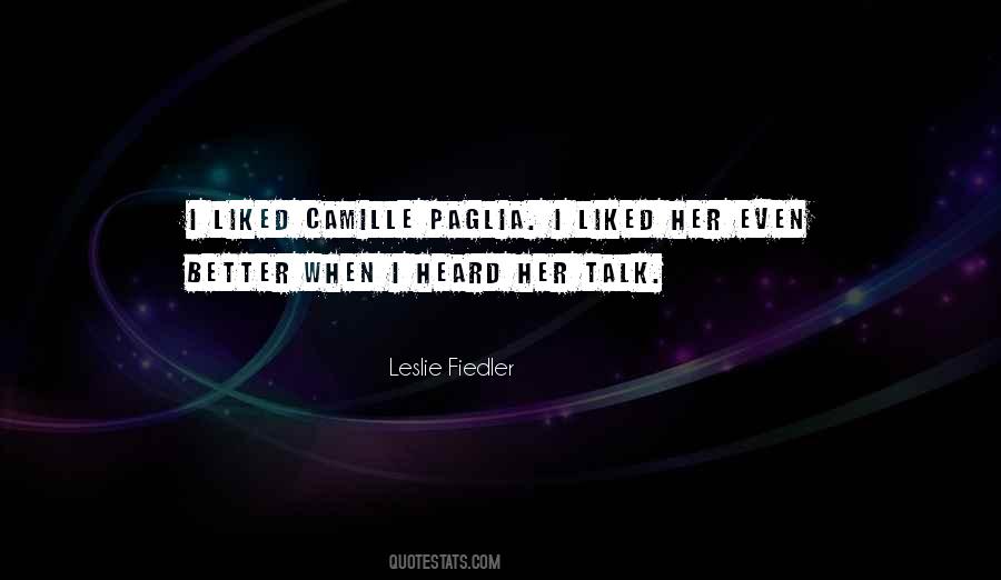 Leslie Fiedler Quotes #1540164