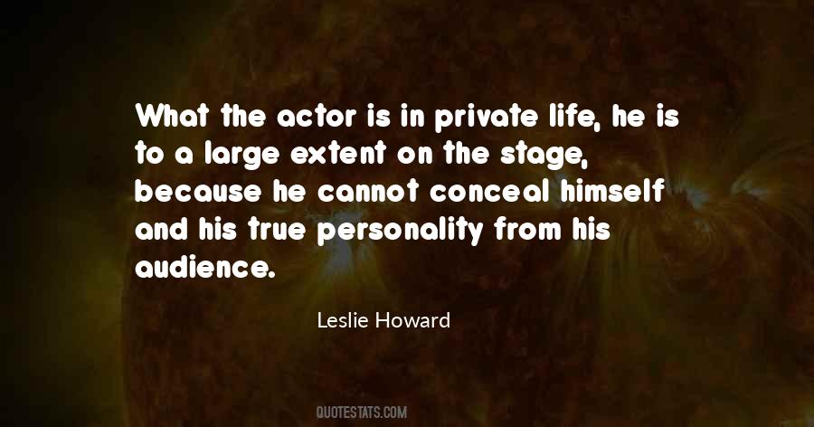 Leslie Howard Quotes #1104727