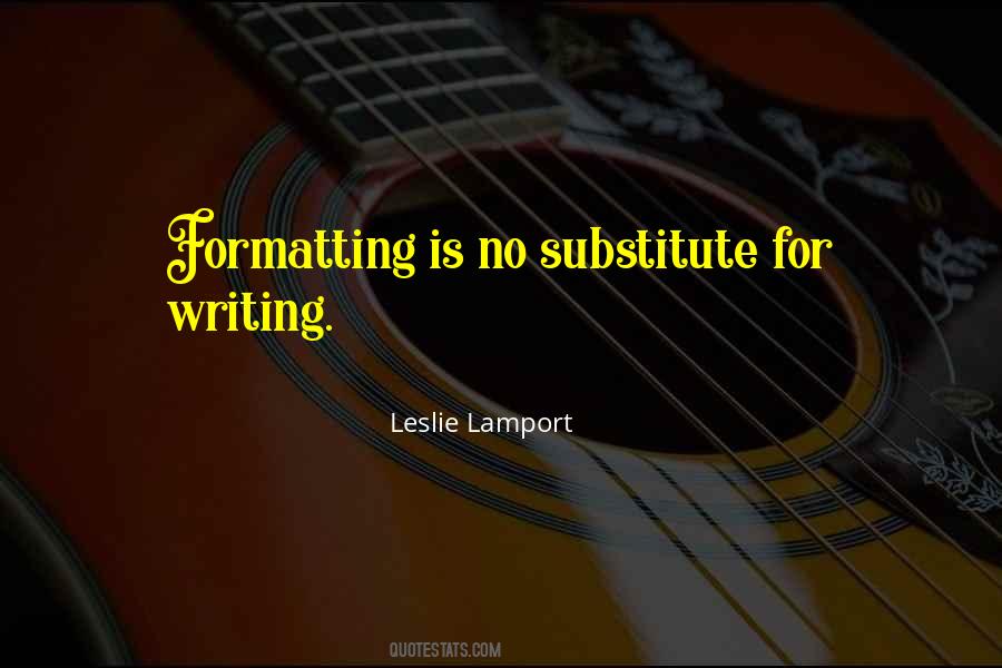 Leslie Lamport Quotes #243148