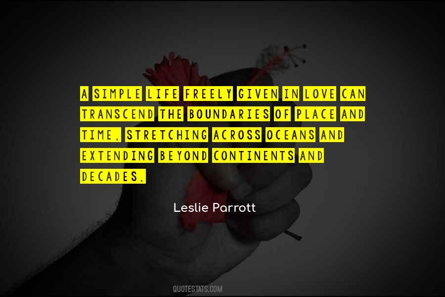 Leslie Parrott Quotes #1058224