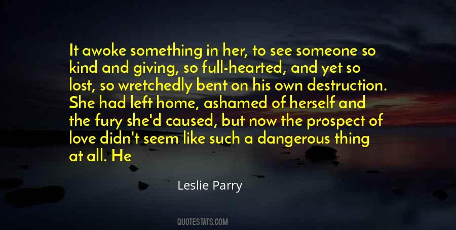 Leslie Parry Quotes #608069