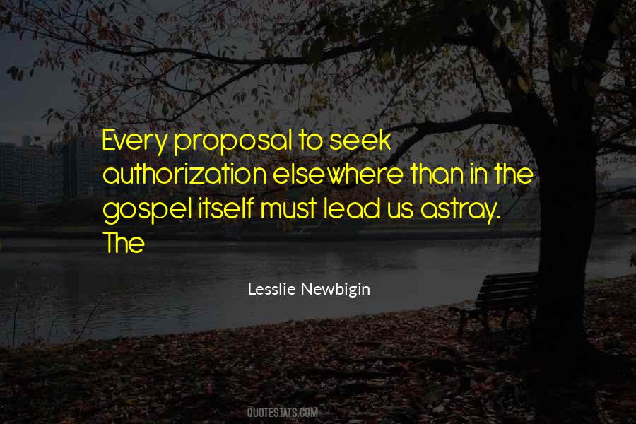 Lesslie Newbigin Quotes #1367197