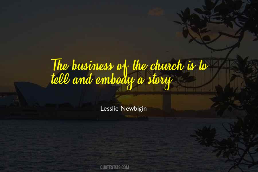 Lesslie Newbigin Quotes #192391