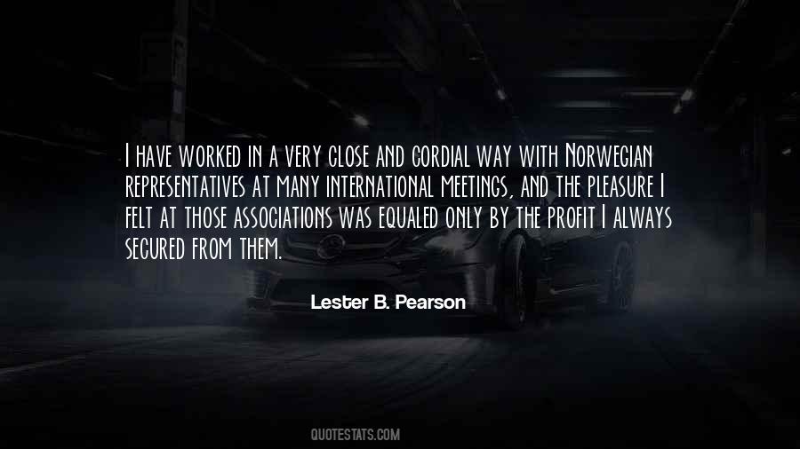 Lester B. Pearson Quotes #84650