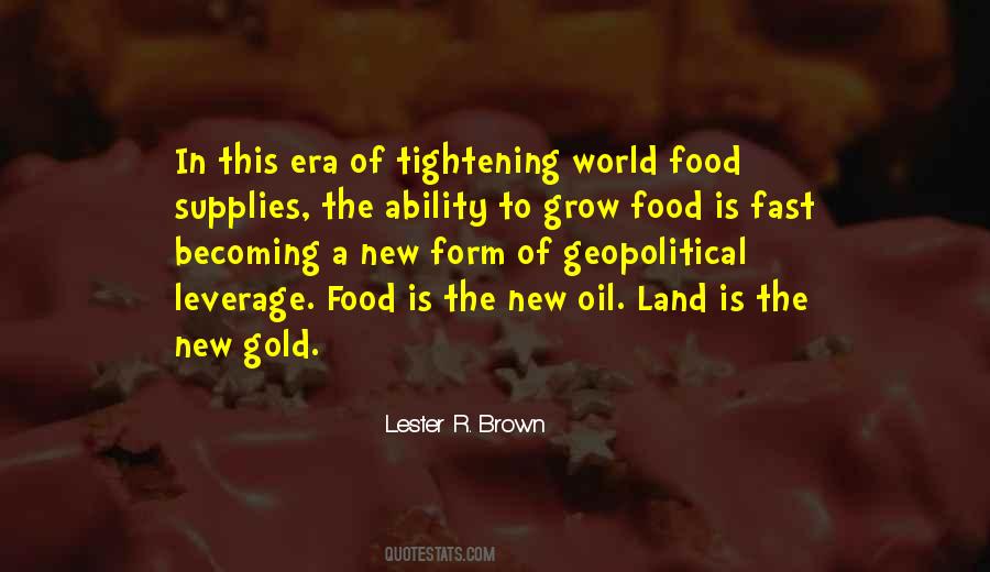 Lester R. Brown Quotes #1072739