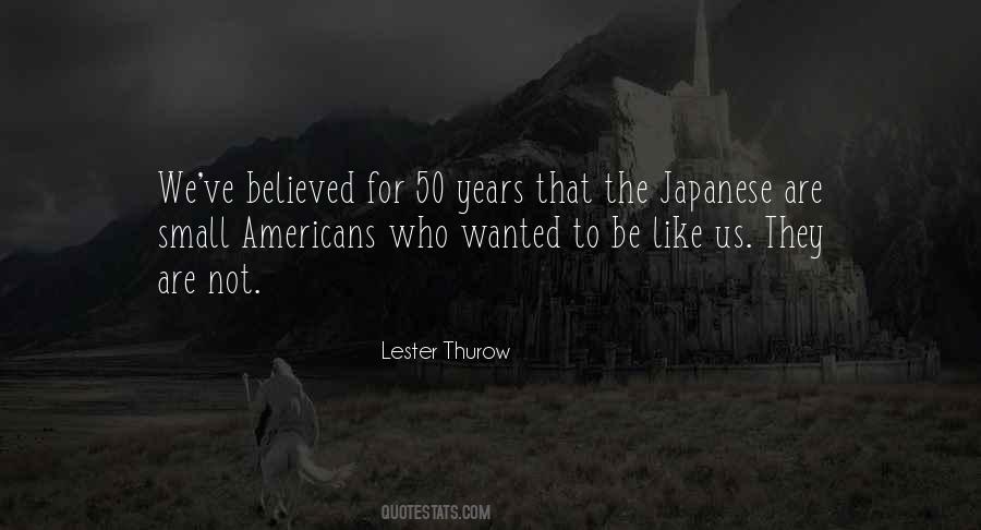 Lester Thurow Quotes #1393334