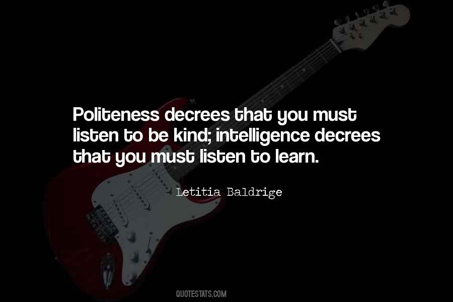 Letitia Baldrige Quotes #429155