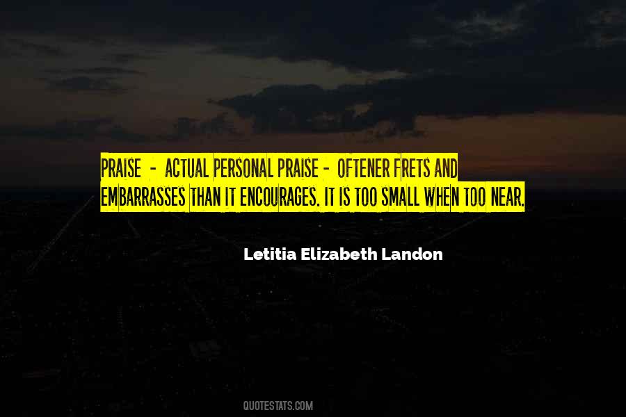 Letitia Elizabeth Landon Quotes #1115003