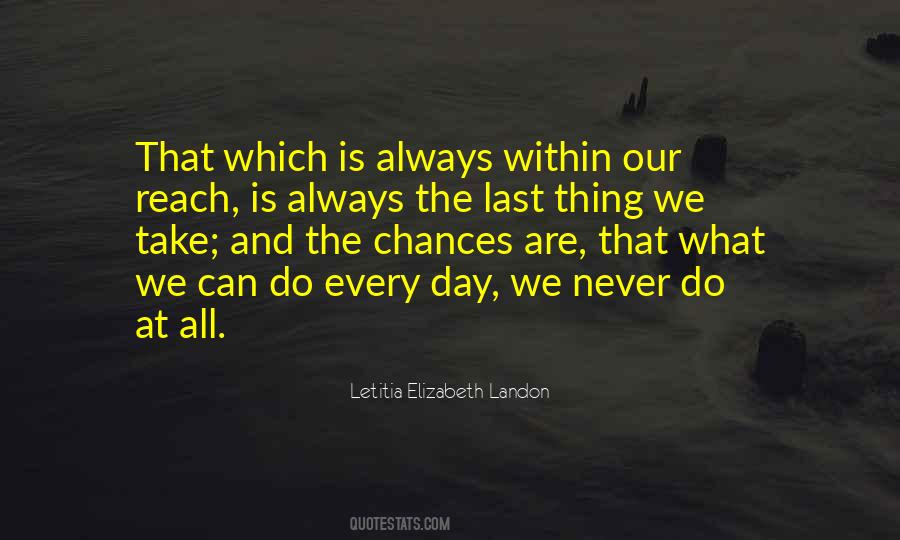 Letitia Elizabeth Landon Quotes #678009