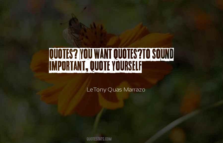 LeTony Quas Marrazo Quotes #20338 LeTony Quas Marrazo Quotes #20338
