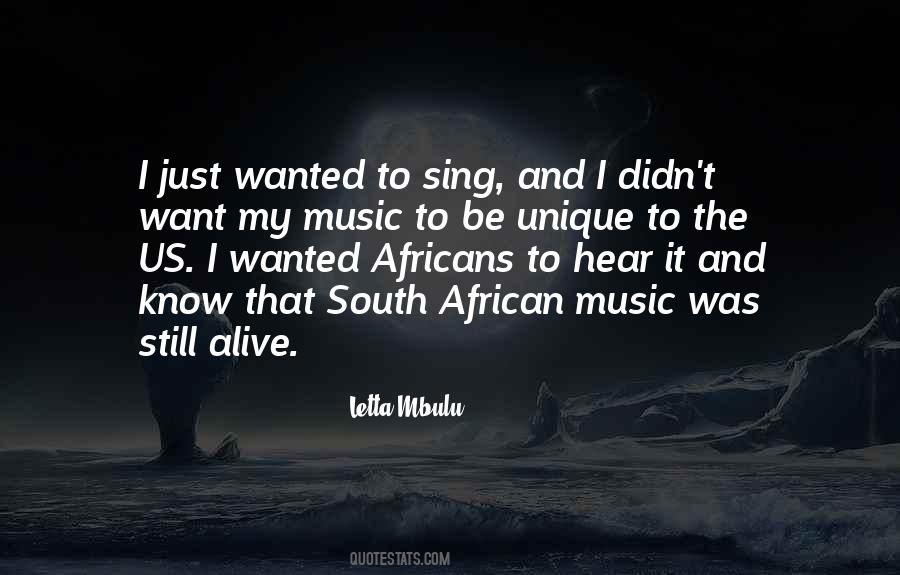 Letta Mbulu Quotes #142988