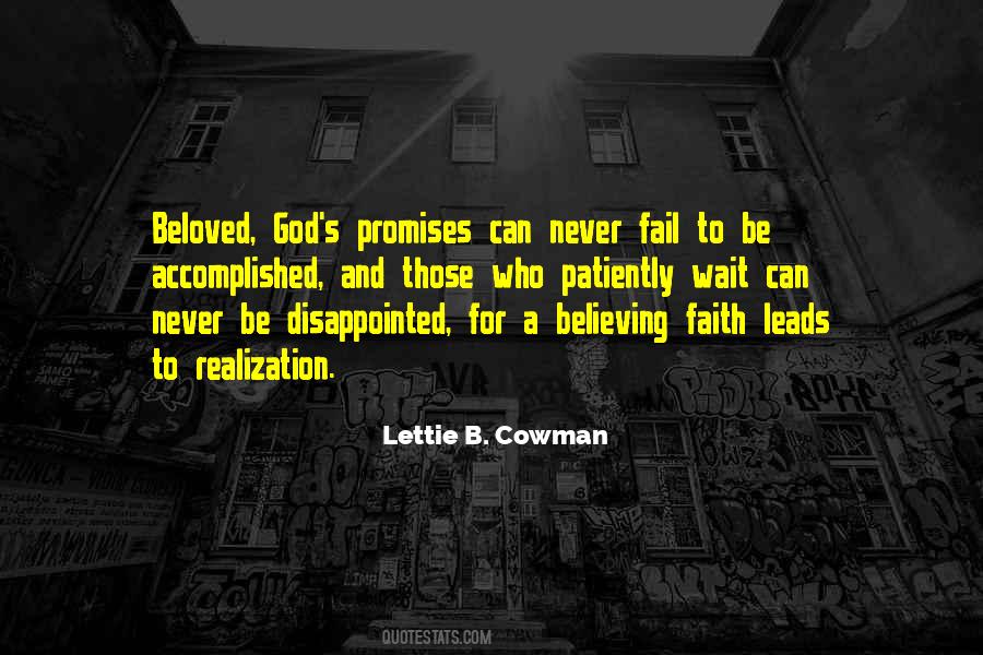 Lettie B. Cowman Quotes #1645639