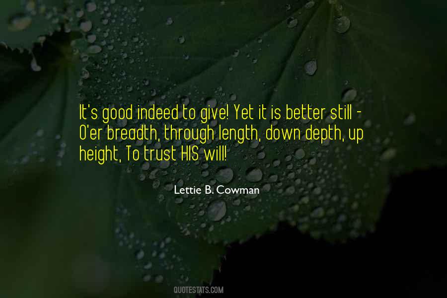 Lettie B. Cowman Quotes #867227