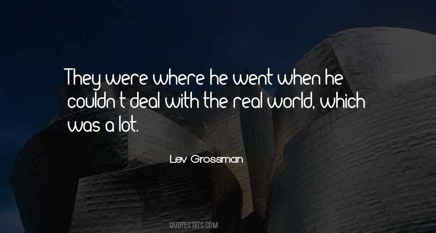 Lev Grossman Quotes #652558