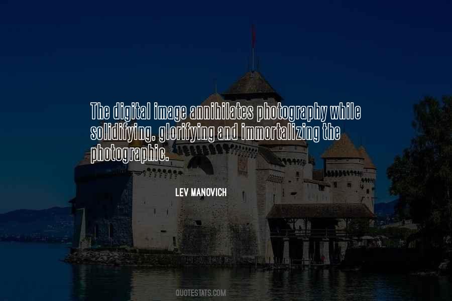 Lev Manovich Quotes #1777932
