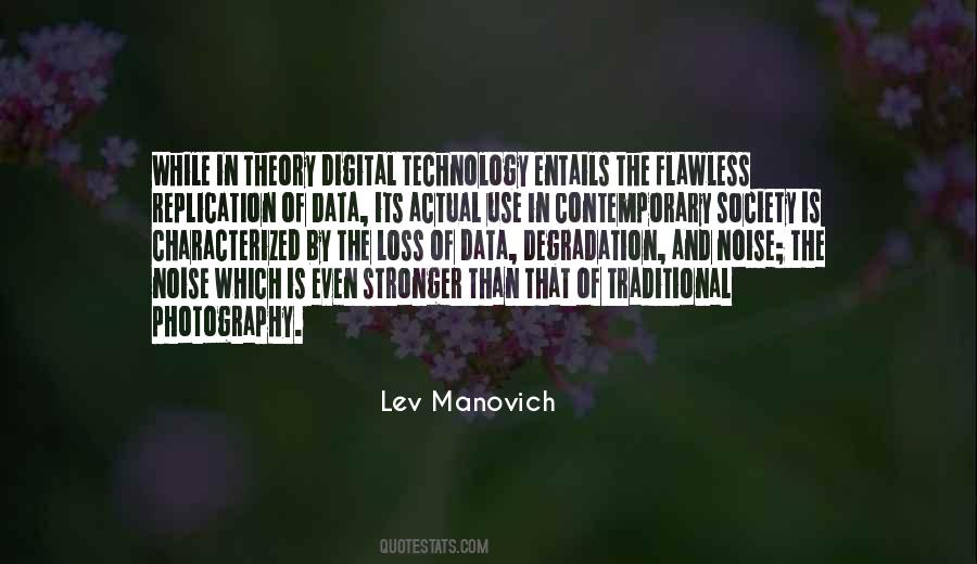 Lev Manovich Quotes #251468