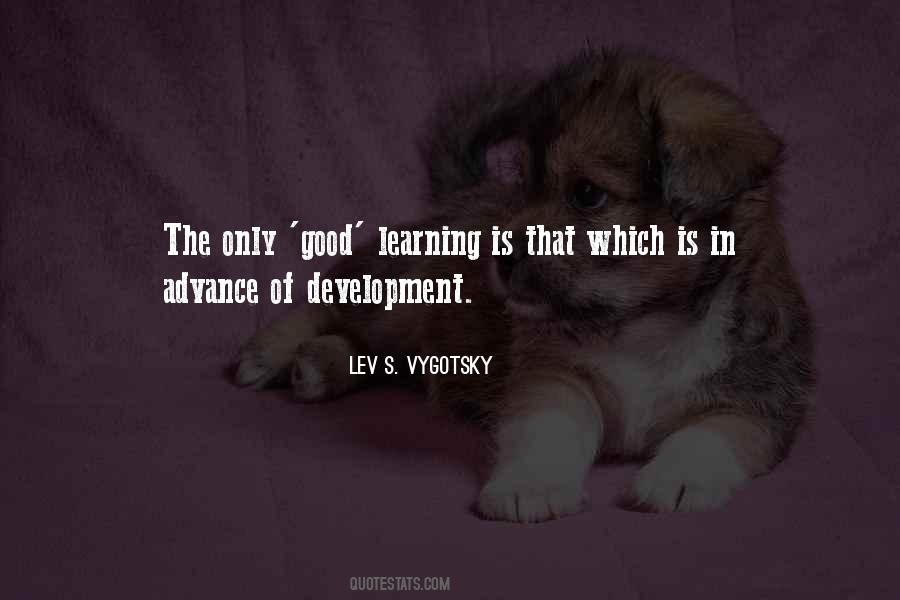 Lev S. Vygotsky Quotes #1868305