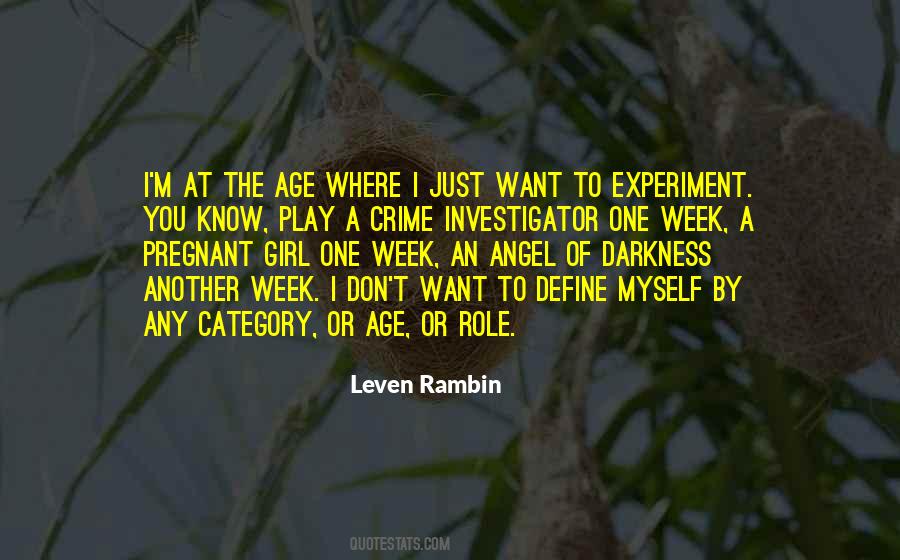 Leven Rambin Quotes #1121003