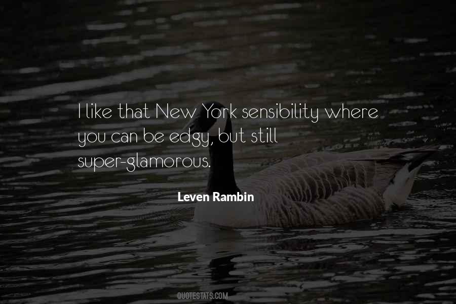 Leven Rambin Quotes #1146132