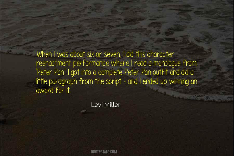 Levi Miller Quotes #838443