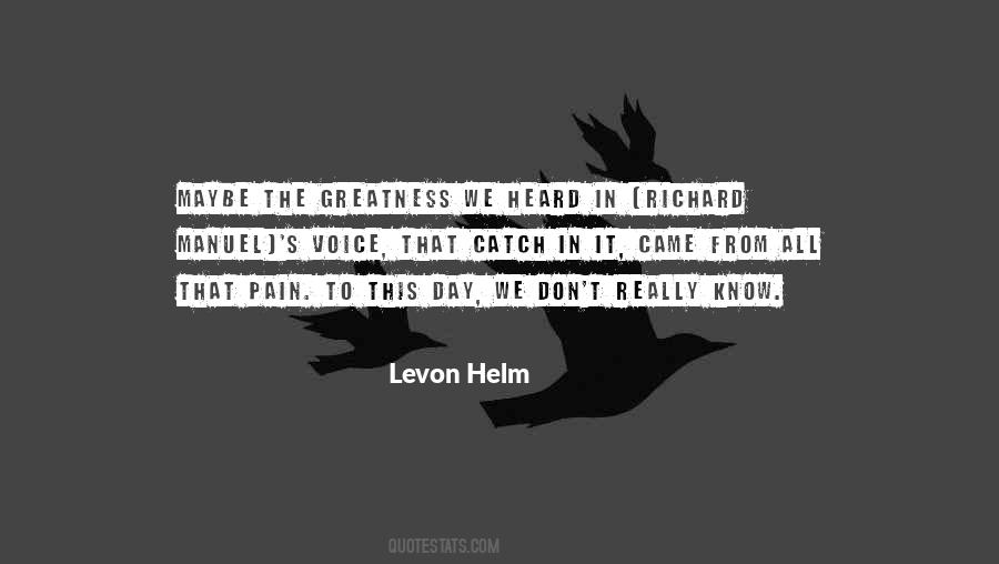 Levon Helm Quotes #777358