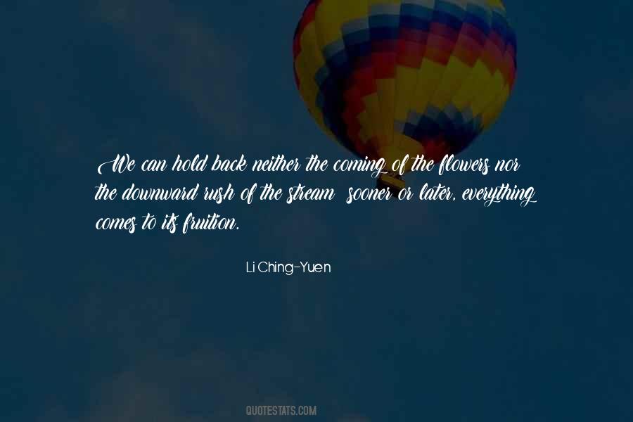 Li Ching-Yuen Quotes #1664233