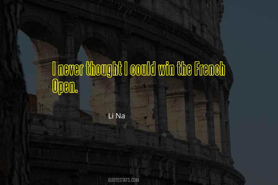 Li Na Quotes #1282158