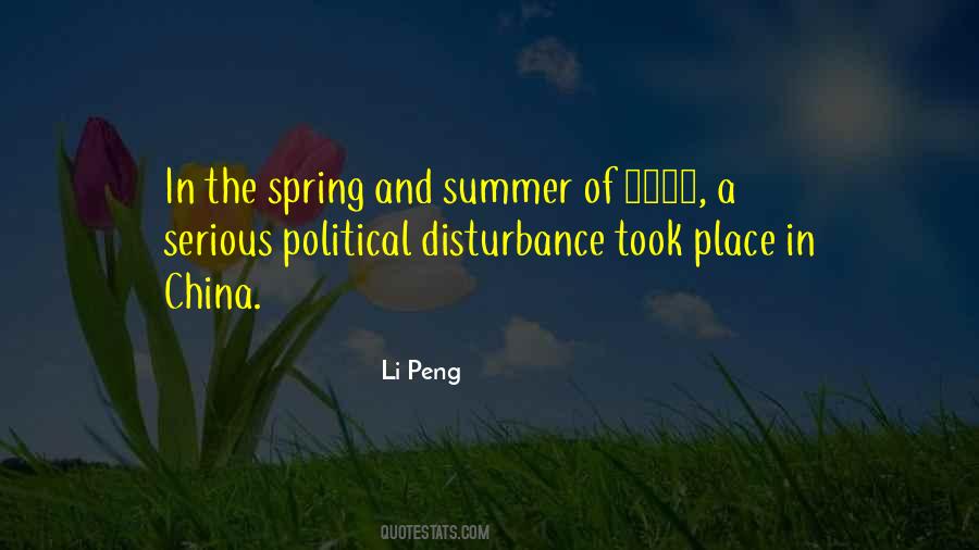 Li Peng Quotes #1320480