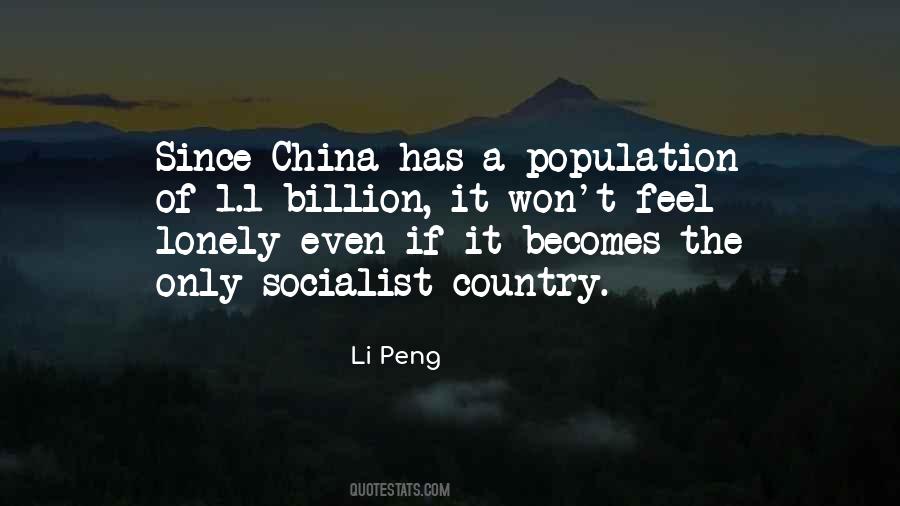 Li Peng Quotes #1365303