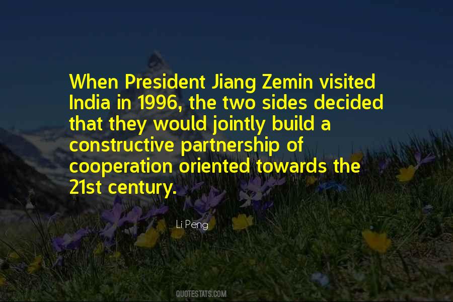 Li Peng Quotes #185904