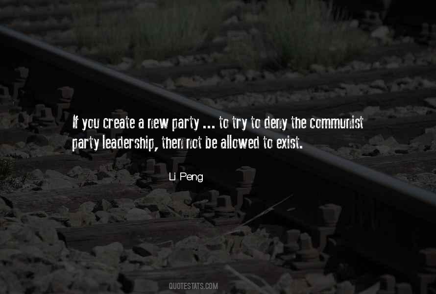 Li Peng Quotes #528219