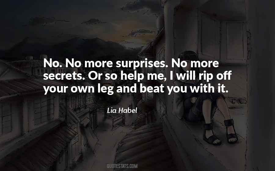 Lia Habel Quotes #137062