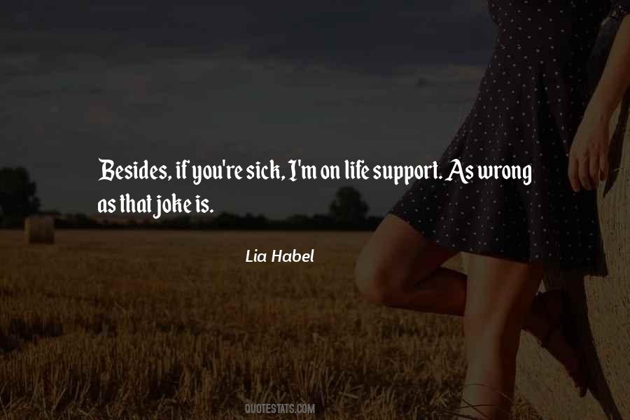 Lia Habel Quotes #519638