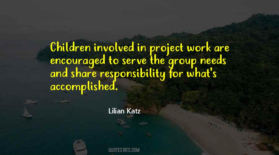 Lilian Katz Quotes #221820