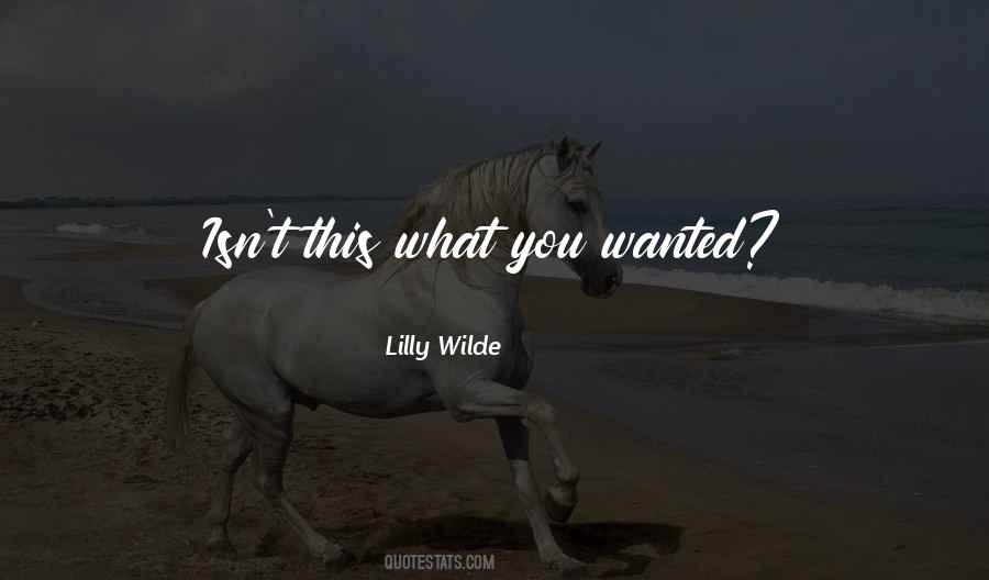 Lilly Wilde Quotes #1049240