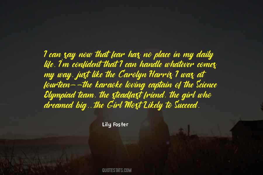 Lily Foster Quotes #1548939