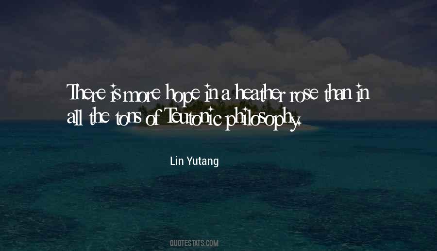Lin Yutang Quotes #125364