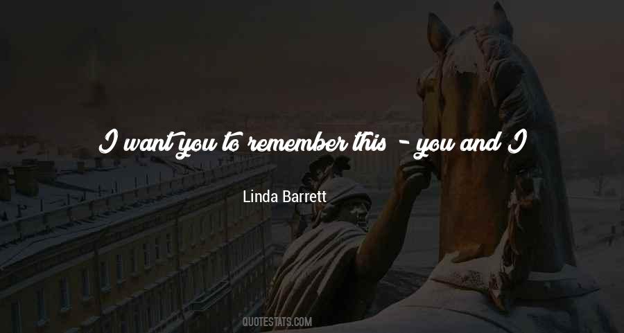 Linda Barrett Quotes #685412