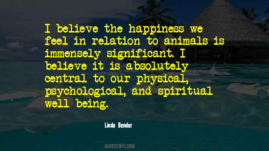 Linda Bender Quotes #1854018