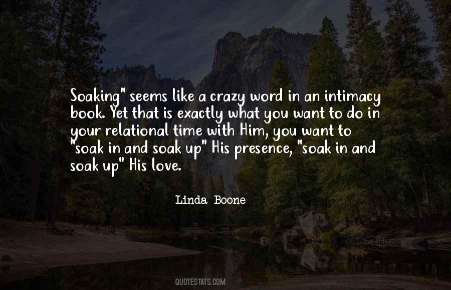Linda Boone Quotes #1168580