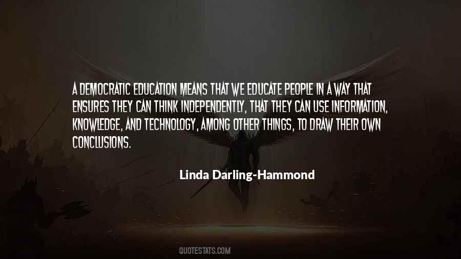 Linda Darling-Hammond Quotes #730266