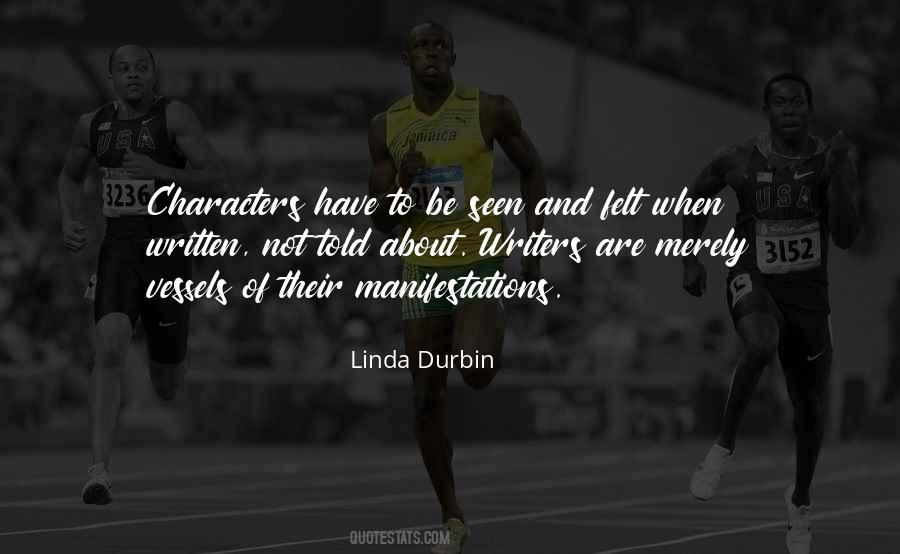 Linda Durbin Quotes #1168209